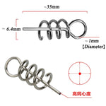 20in1ルアーアクセサリースプリングピンロックピン用ソフトベイト、3.5CM 50個