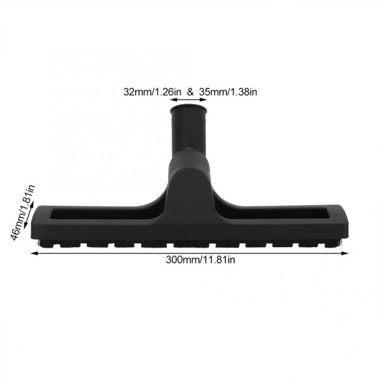 掃除機ヘッドアクセサリー 床用ブラシ先端 ブリッスルブラシヘッド、32mm