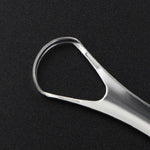 口腔清掃用ステンレス舌スクレーパー、14.6×2.4cm