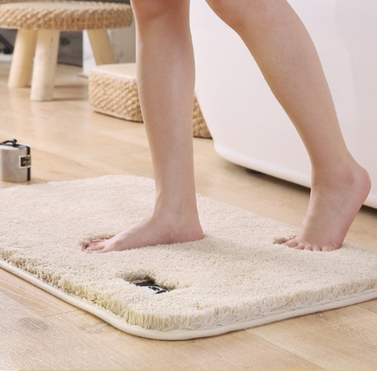 浴室トイレ吸水バスマット カーペット 寝室滑り止めフットパッド 40x60cm、50x80cm