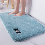 浴室トイレ吸水バスマット カーペット 寝室滑り止めフットパッド 40x60cm、50x80cm