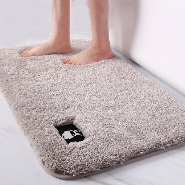 浴室トイレ吸水バスマット カーペット 寝室滑り止めフットパッド 40x60cm、50x80cm