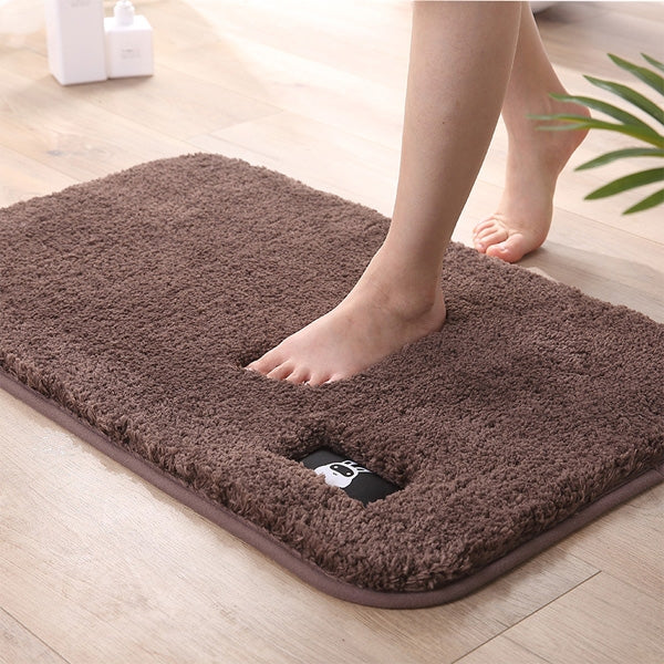 浴室トイレ吸水バスマット カーペット 寝室滑り止めフットパッド 40x60cm、50x80cm