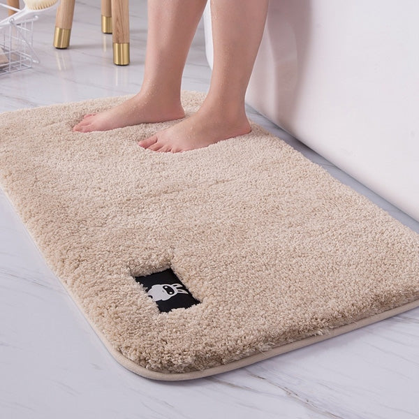 浴室トイレ吸水バスマット カーペット 寝室滑り止めフットパッド 40x60cm、50x80cm