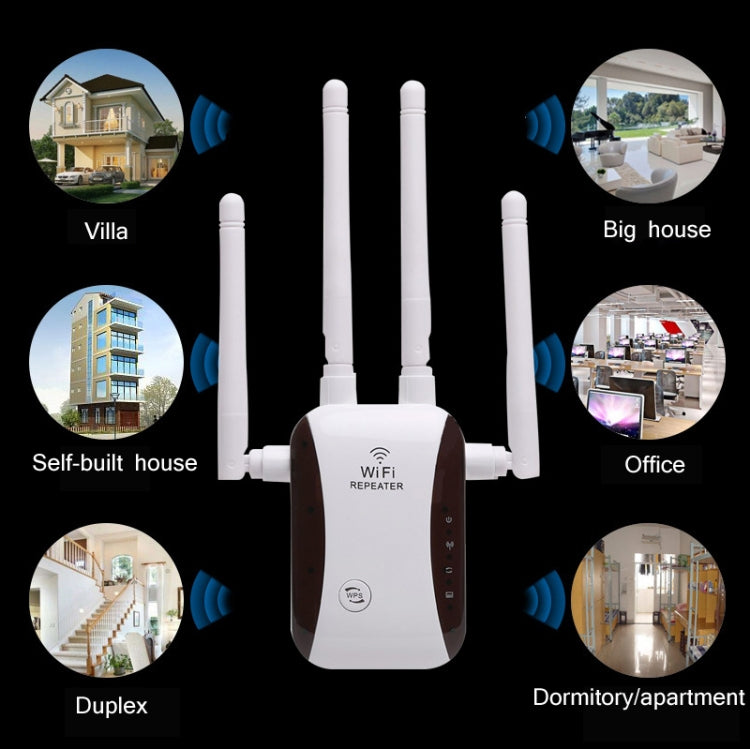 CF-WR758AC WIFI信号増幅器無線ネットワーク強化リピーター、EUプラグ、USプラグ、AUプラグ、UKプラグ