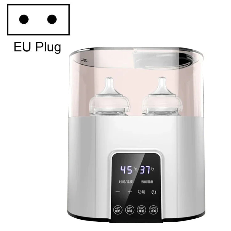 NUBITE N20 2イン1 ダブルボトルウォーマー滅菌機 プラグ仕様：EUプラグ、USプラグ