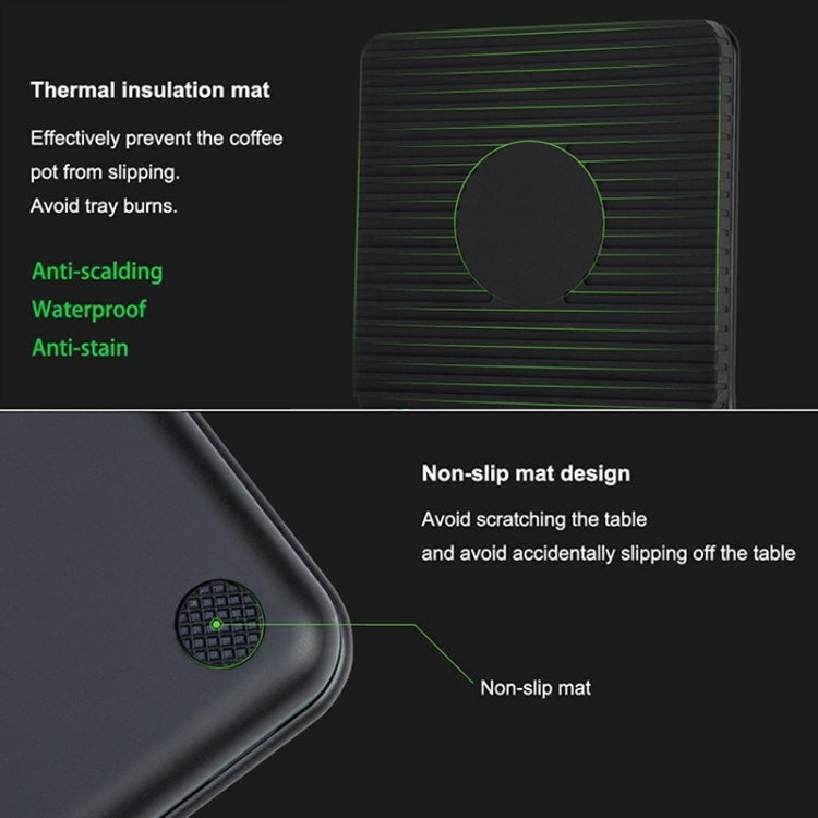 手動パンチコーヒースケール タイミング電子タイマースケール キッチンスケール、3kg/0.1g、5kg/0.1g
