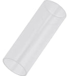 5個セット アクリルギタースライドチューブ フォークスライドブロック、28mm（透明）、51mm（透明）、60mm（透明）、70mm（透明）