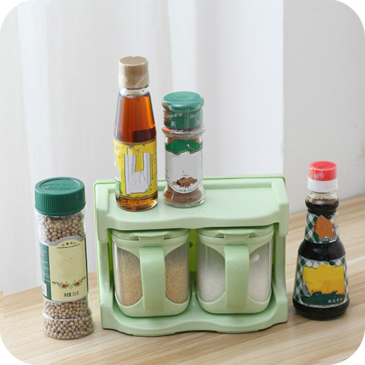 プラスチック調味料ボックス 多目的組み合わせ調味料ラック キッチン用品、1格、2格、3格、4格