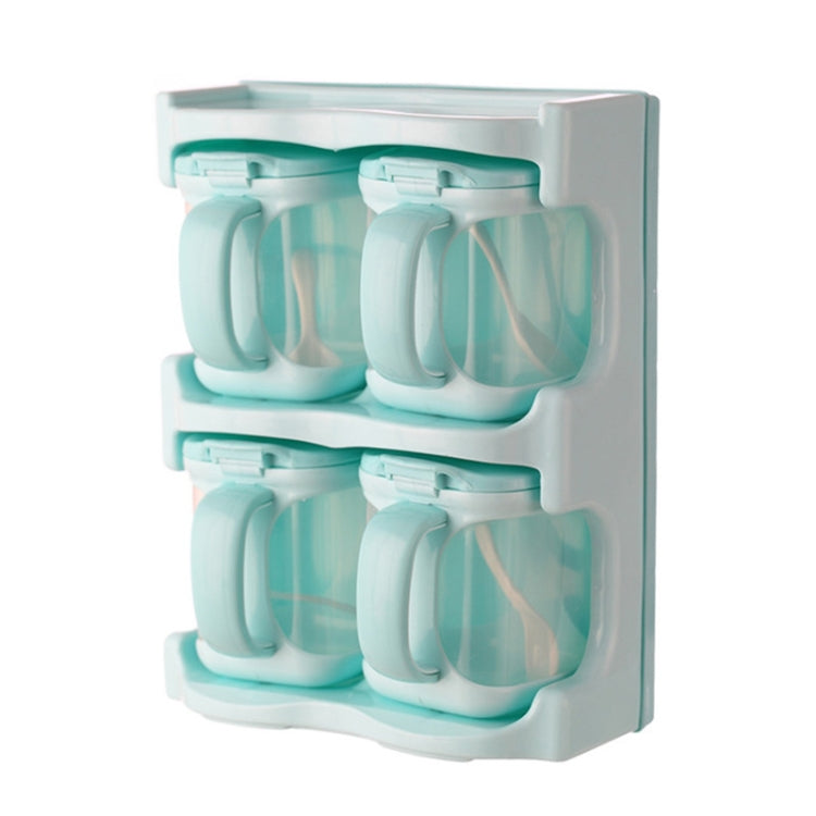 プラスチック調味料ボックス 多目的組み合わせ調味料ラック キッチン用品、1格、2格、3格、4格