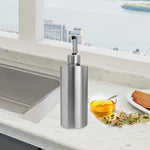 円筒形調味料ボトル ステンレス製オイルポット、250ml、350ml、550ml