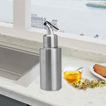 円筒形調味料ボトル ステンレス製オイルポット、250ml、350ml、550ml