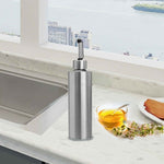 円筒形調味料ボトル ステンレス製オイルポット、250ml、350ml、550ml