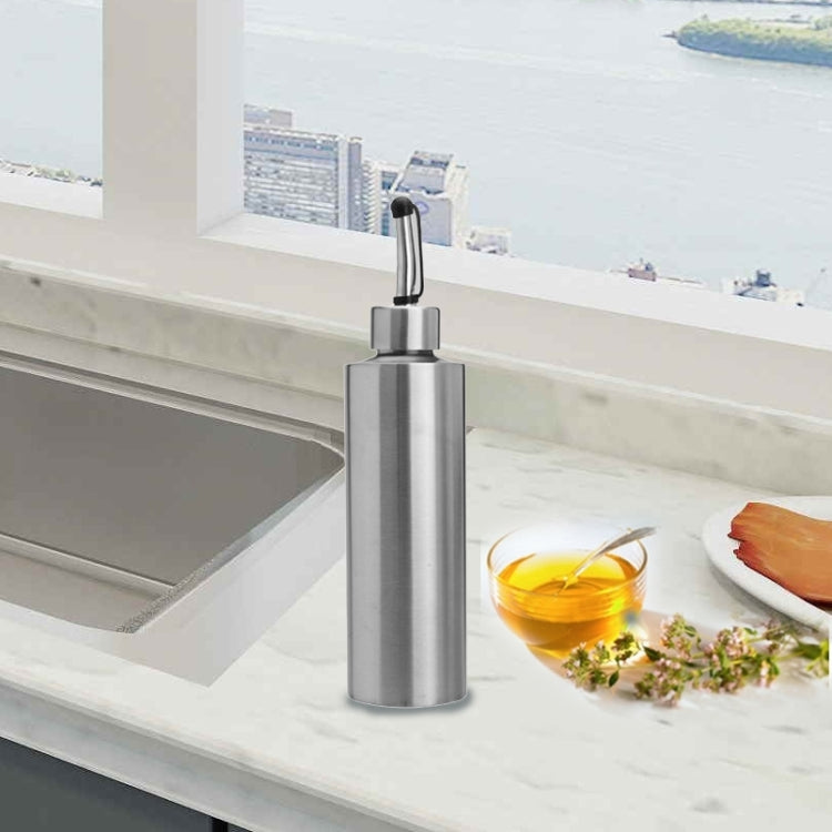 円筒形調味料ボトル ステンレス製オイルポット、250ml、350ml、550ml