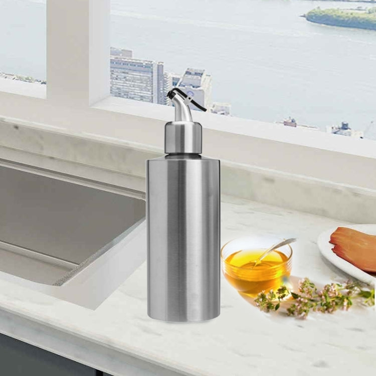円筒形調味料ボトル ステンレス製オイルポット、250ml、350ml、550ml