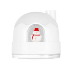 雪だるま加湿器ナイトライトUSB静音かわいいデスクトップ空気ミニアトマイザー加湿器、ZAY-H006プラグイン、ZAY-H006充電式