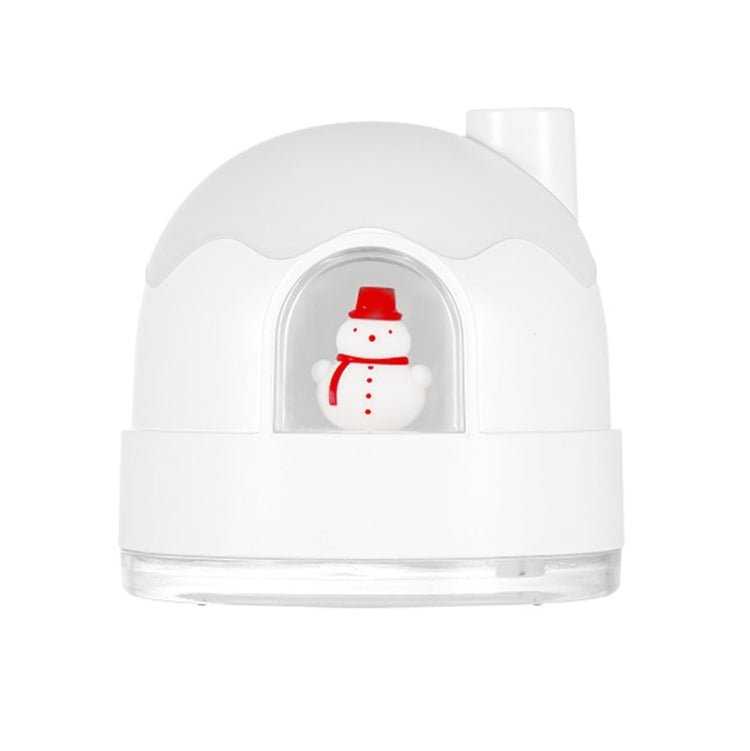 雪だるま加湿器ナイトライトUSB静音かわいいデスクトップ空気ミニアトマイザー加湿器、ZAY-H006プラグイン、ZAY-H006充電式