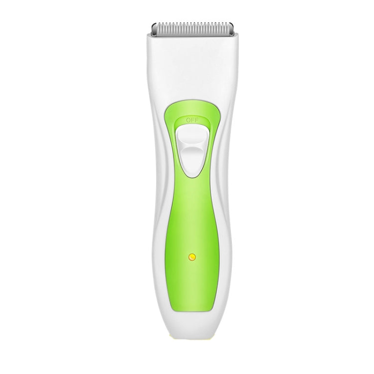 ヘアクリッパー充電式電動クリッパー子供用ヘアカットツール、グリーン＆ホワイト、ブルー＆ホワイト