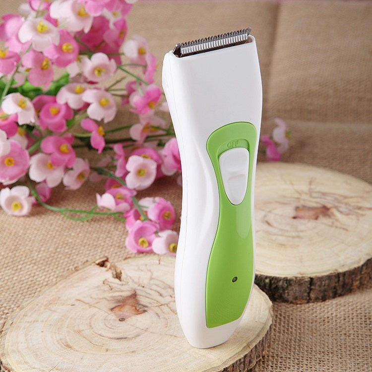 ヘアクリッパー充電式電動クリッパー子供用ヘアカットツール、グリーン＆ホワイト、ブルー＆ホワイト