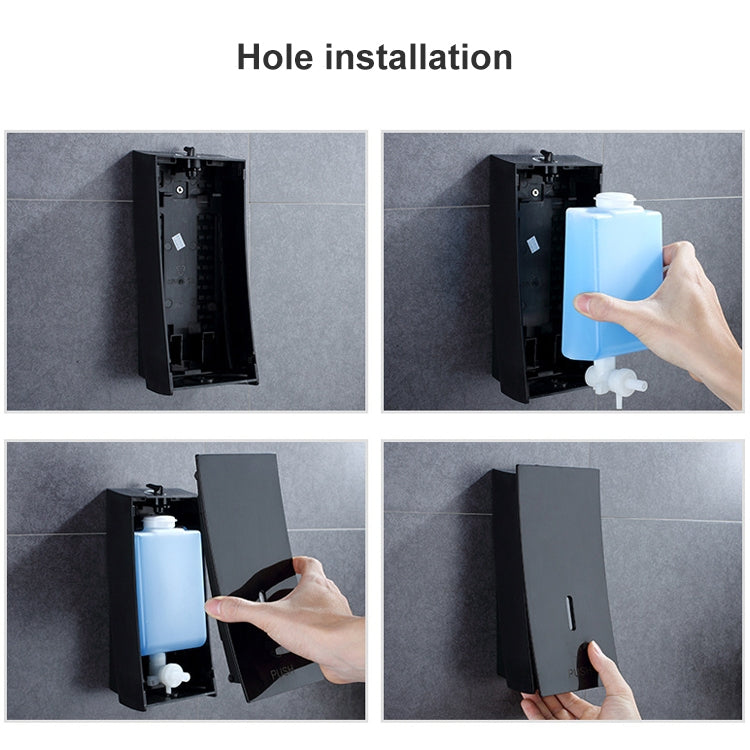 壁掛け石鹸ディスペンサー 家庭用ホテル用シャンプー手指消毒ボトル トイレシャワージェルボックス トイレシャワージェルボックス