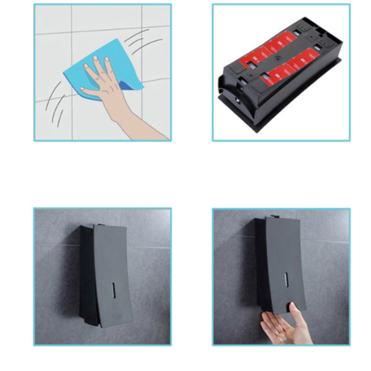 壁掛け石鹸ディスペンサー 家庭用ホテル用シャンプー手指消毒ボトル トイレシャワージェルボックス トイレシャワージェルボックス