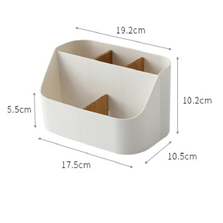 シンプルプラスチック多機能収納ボックス テーブル用ゴミ整理ボックス 学生寮用仕切り収納ボックス、ゴミ箱