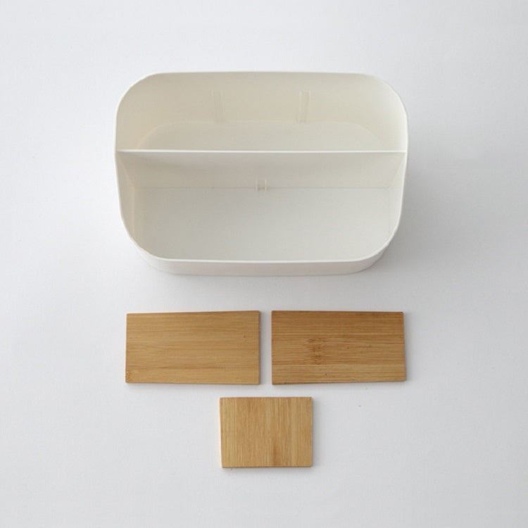 シンプルプラスチック多機能収納ボックス テーブル用ゴミ整理ボックス 学生寮用仕切り収納ボックス、ゴミ箱