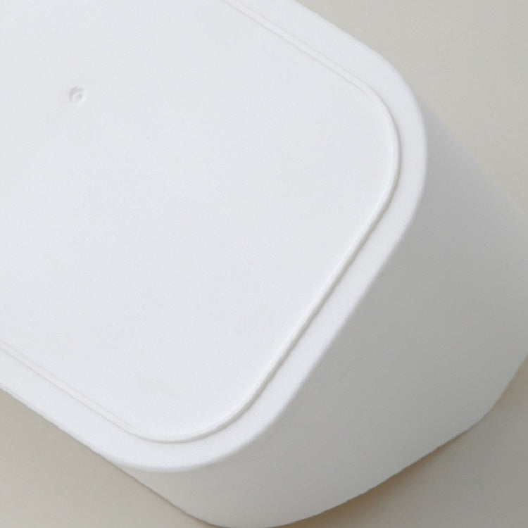 シンプルプラスチック多機能収納ボックス テーブル用ゴミ整理ボックス 学生寮用仕切り収納ボックス、ゴミ箱