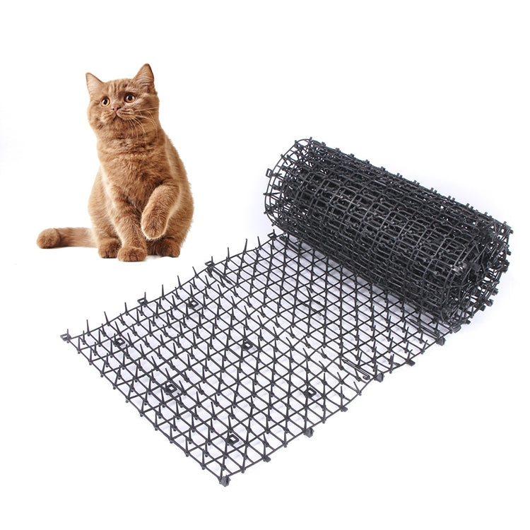 B21307 ガーデンフラワー 猫よけネット プラスチックトゲパッド 猫よけネット、3個セット S 49x13cm、M 200x28cm、L 400x28cm