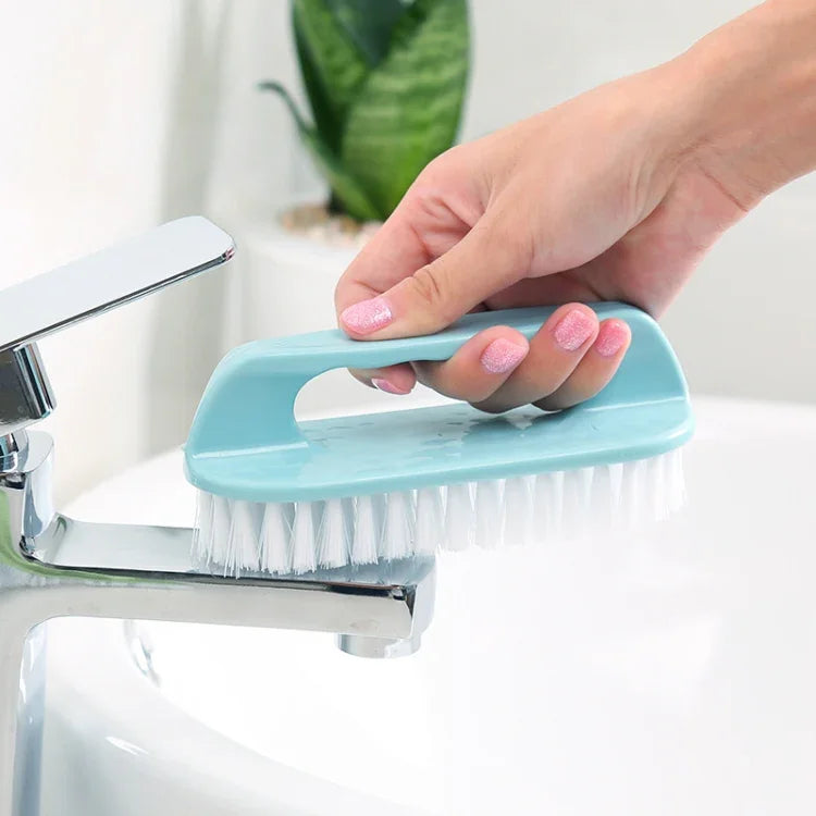 プラスチック柔らかい毛のブラシ 多機能家庭用掃除ブラシ ランダムカラー 10本セット 掃除ブラシ