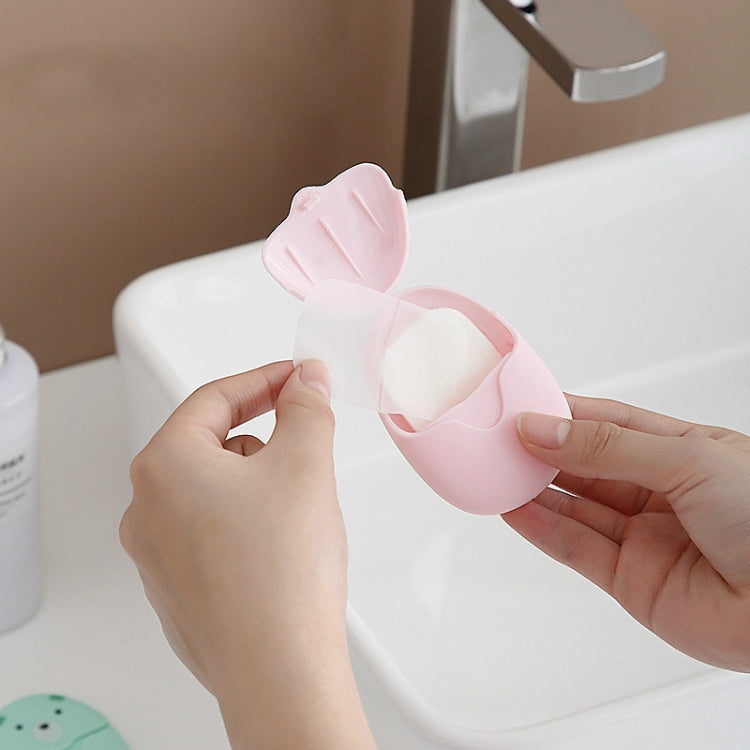 使い捨て石鹸シート アウトドア旅行用 携帯用 手洗い・清掃用石鹸タブレット ランダムカラー、使い捨て石鹸シート