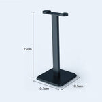 Headphone Holder Internet Cafe Headset Display Stand, White, Black