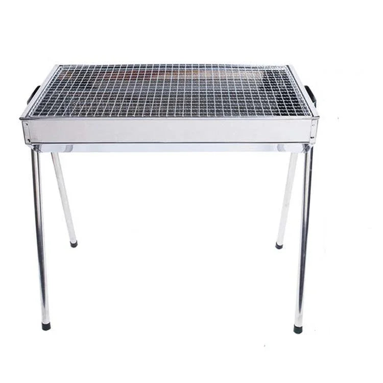 HZ-003 BBQグリル アウトドアポータブルステンレス製ストーブ 家庭用炭火バーベキューラック、M、L
