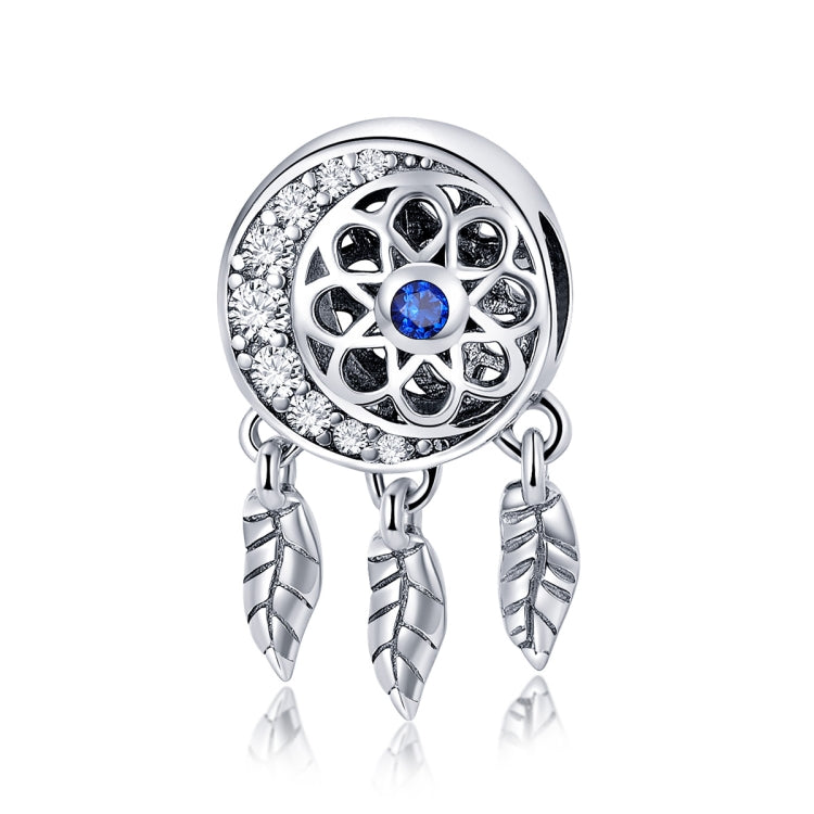 S925 スターリングシルバーホローパターンビーズ アクセサリー DIYビーズブレスレットアクセサリー、SCC718