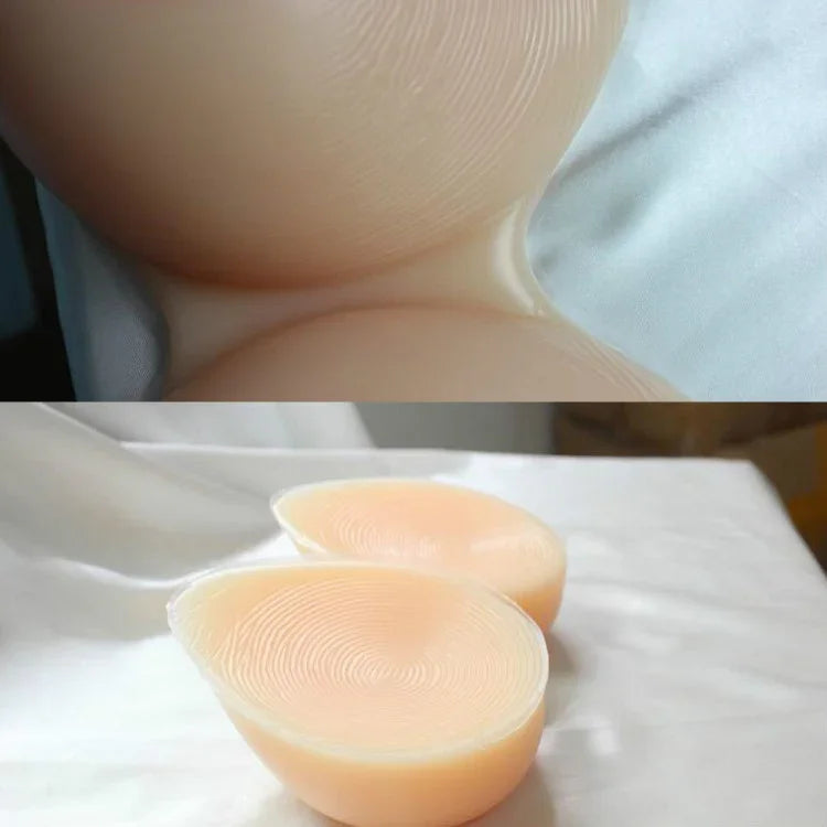 女装用義乳 連結シリコン偽乳 男性用女性の胸に偽装 偽乳 500g 透明肩紐 非粘着タイプ、500g 透明肩紐 貼付タイプ、600g 透明肩紐 非粘着タイプ