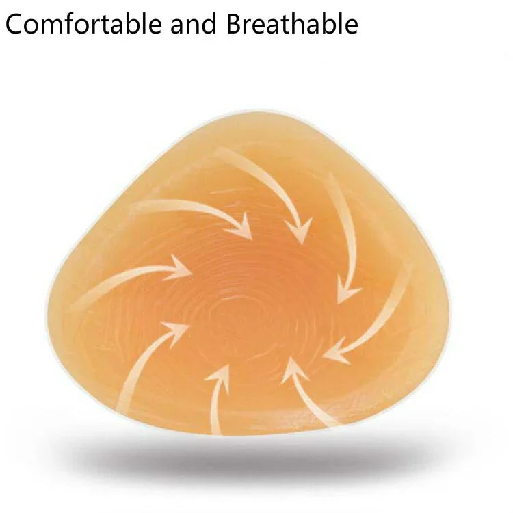 三角形凹底シリコン義乳 術後補正用乳房 150g、200g、250g、300g、350g、400g、450g、500g、600g