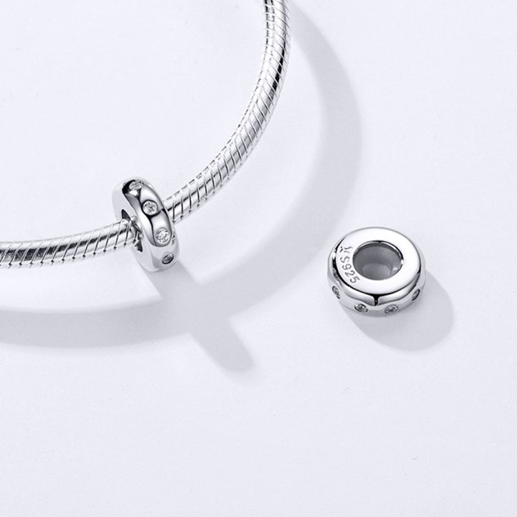 S925スターリングシルバー ジルコンビーズ DIYブレスレットアクセサリー