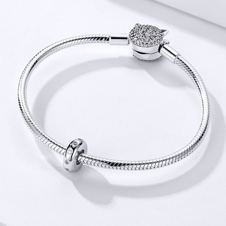 S925スターリングシルバー ジルコンビーズ DIYブレスレットアクセサリー