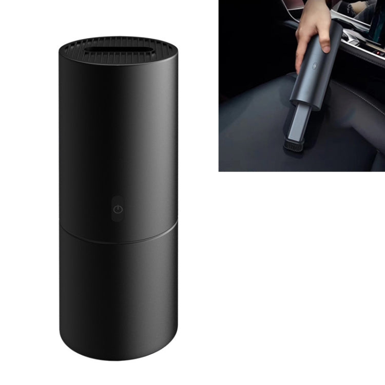 クリエイティブミニハンドヘルドポータブル掃除機 USB充電式高出力家庭用掃除機、スペースグレー、ピュアホワイト