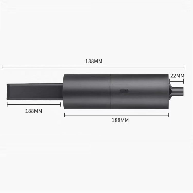 クリエイティブミニハンドヘルドポータブル掃除機 USB充電式高出力家庭用掃除機、スペースグレー、ピュアホワイト