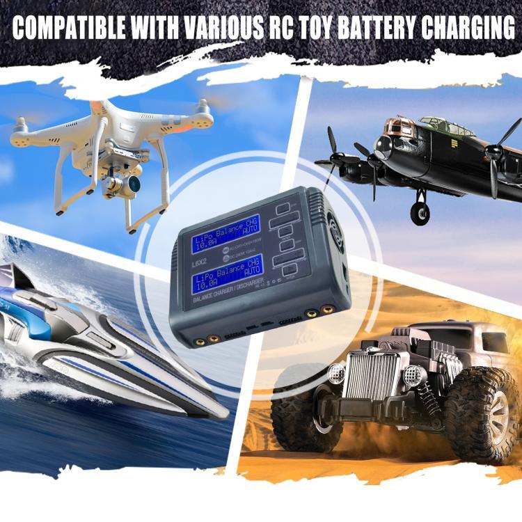 HTRC C240 バランスリチウムバッテリーチャージャー ラジコン飛行機おもちゃ用チャージャー、EUプラグ