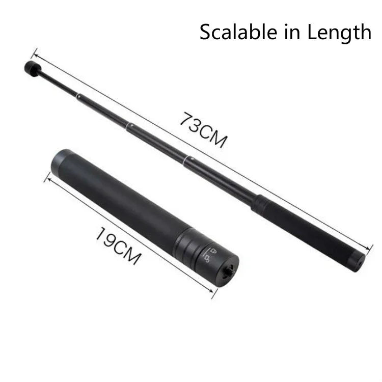 ハンドヘルド三軸ジンバルスタビライザー GoPro セルフィースティック 延長長さ：19cm-73cm、長さ：19cm-73cm