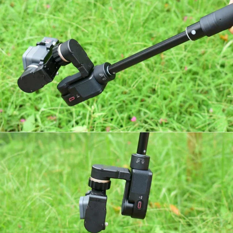 ハンドヘルド三軸ジンバルスタビライザー GoPro セルフィースティック 延長長さ：19cm-73cm、長さ：19cm-73cm