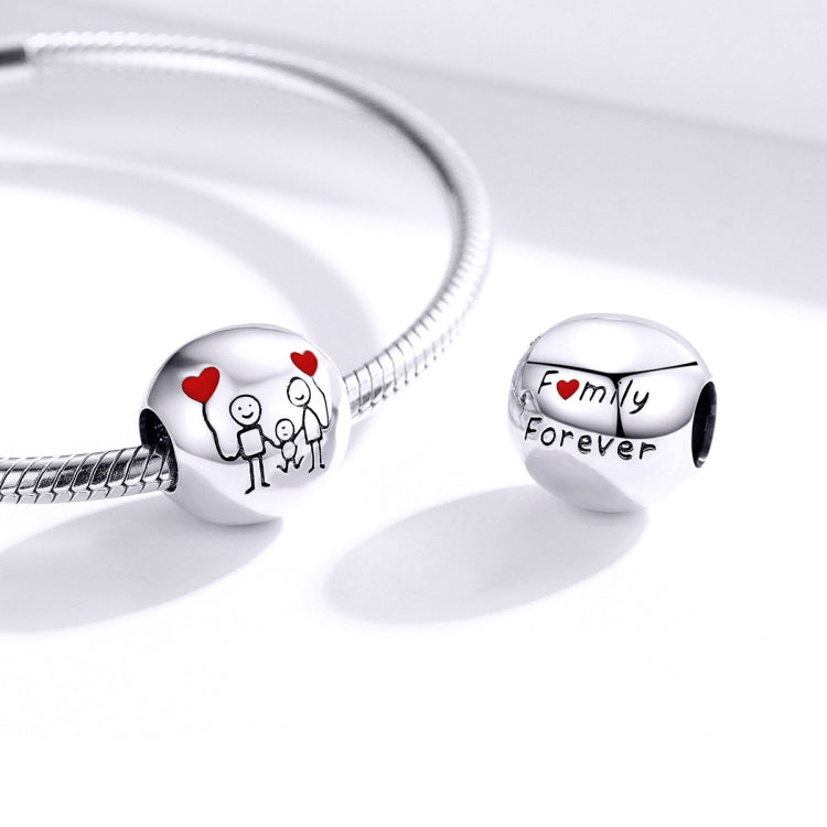 S925スターリングシルバー アイラブマイホーム ビーズ DIYブレスレットアクセサリー
