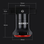 MEROCA MX2 スマートセンサー ブレーキテールライト マウンテンバイクライト USB充電 ロードバイク夜間走行用テールライト、シートクッション取り付け ブラック、カラフル、ゴールドピンク、シートチューブ取り付け ブラック