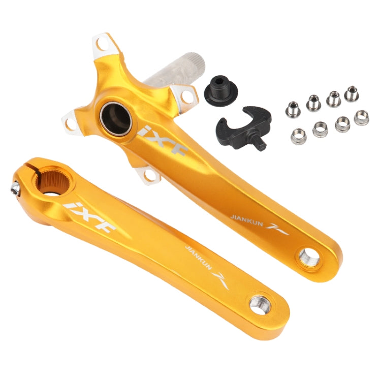 JIANKUN IXFマウンテンバイク中空クランク改造シングルプレート左右クランクシャフトボトムアクスル、左右クランク、左右クランク＋ボトムブラケット