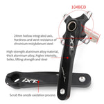 JIANKUN IXFマウンテンバイク中空クランク改造シングルプレート左右クランクシャフトボトムアクスル、左右クランク、左右クランク＋ボトムブラケット