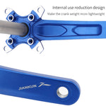 JIANKUN IXFマウンテンバイク中空クランク改造シングルプレート左右クランクシャフトボトムアクスル、左右クランク、左右クランク＋ボトムブラケット
