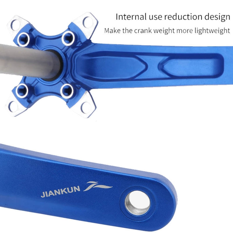 JIANKUN IXFマウンテンバイク中空クランク改造シングルプレート左右クランクシャフトボトムアクスル、左右クランク、左右クランク＋ボトムブラケット