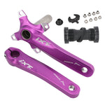 JIANKUN IXFマウンテンバイク中空クランク改造シングルプレート左右クランクシャフトボトムアクスル、左右クランク、左右クランク＋ボトムブラケット